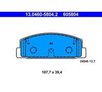 Pastiglie freno 13.0460-5804.2 ATE per MAZDA 626 V 626 V Station Wagon PREMACY