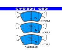 Set di pastiglie freno ATE 13.0460-5809.2, anteriore