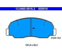 Pastiglie freno 13.0460-5816.2 ATE per DAIHATSU ROCKY Soft Top ROCKY Hard Top