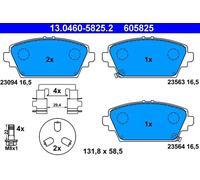 ATE 13.0460-5825.2 Kit pastiglie freni per NISSAN ALMERA TINO (V10) per MG MG ZR