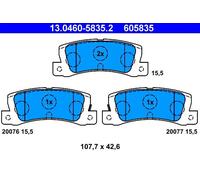 Pastiglie freno 13.0460-5835.2 ATE per TOYOTA LEXUS