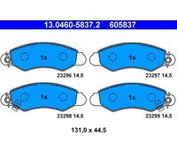 Set di pastiglie freno ATE 13.0460-5837.2, anteriore