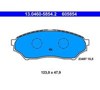 KIT PASTIGLIE FRENO ANT ATE MITSUBISHI IO 1.8 GDI 88KW 99>01 13046058542