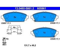 ATE 13.0460-5861.2 Kit pastiglie freni