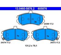 Pastiglie freno 13.0460-5876.2 ATE per HYUNDAI ELANTRA III