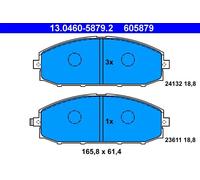 Pastiglie freno 13.0460-5879.2 ATE per NISSAN PATROL GR V Wagon