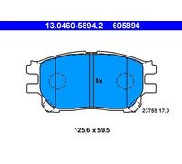 Pastiglie freno 13.0460-5894.2 ATE per TOYOTA PREVIA II