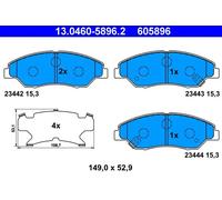 ATE 13.0460-5896.2 Kit pastiglie freni