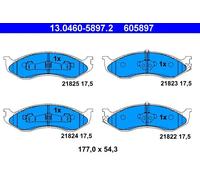 Pastiglie freno 13.0460-5897.2 ATE per JEEP KIA
