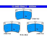 ATE Kit pastiglie freno 13.0460-5944.2 per freno a disco