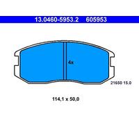 Pastiglie freno 13.0460-5953.2 ATE per MITSUBISHI PROTON
