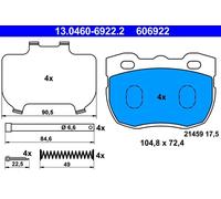 KIT PASTIGLIE FRENO ANT ATE LAND ROVER DEFENDER Station 3.9 V8 4x4 136KW 98>1...