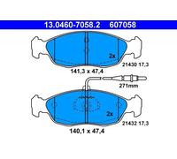 Ate Kit Pastiglie Freno 13.0460-7058.2