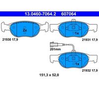 Pastiglie freno 13.0460-7064.2 ATE per FIAT LANCIA