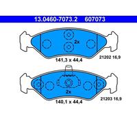 Set di pastiglie freno ATE 13.0460-7073.2, anteriore