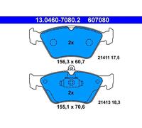 Set di pastiglie freno ATE 13.0460-7080.2, anteriore