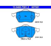 Pastiglie freno 13.0460-7081.2 ATE per VW AUDI SKODA SEAT