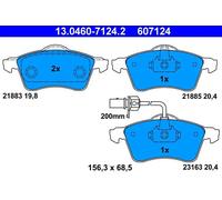 Pastiglie freno 13.0460-7124.2 ATE per VW TRANSPORTER T4 Autobus