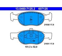 Pastiglie freno 13.0460-7125.2 ATE per FIAT PUNTO PUNTO Furgone/hatchback