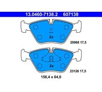 ATE Kit pastiglie freno 13.0460-7138.2 anteriore per Jaguar XJ/Daimler