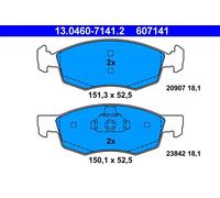 Pastiglie freno 13.0460-7141.2 ATE per FIAT DOBLO MPV / Space wagon