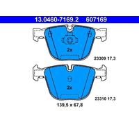 Pastiglie freno 13.0460-7169.2 ATE per BMW X5 7 5 Touring 6 6 Cabriolet X6 5 3