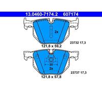 Pastiglie freno 13.0460-7174.2 ATE per BMW 5 5 Touring 6 Cabriolet 6