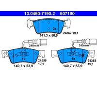 Set di pastiglie freno ATE 13.0460-7190.2, posteriore