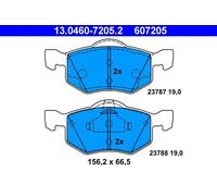 Pastiglie freno 13.0460-7205.2 ATE per MAZDA FORD