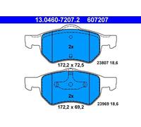 Pastiglie freno 13.0460-7207.2 ATE per CHRYSLER VOYAGER IV