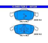 Pastiglie freno 13.0460-7229.2 ATE per CITROËN PEUGEOT DS