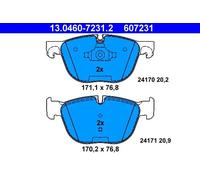 Set di pastiglie freno ATE 13.0460-7231.2, anteriore