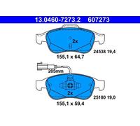 KIT PASTIGLIE FRENO ANT ATE ALFA ROMEO GIULIETTA 1.4 BiFuel 88KW 11>17 130460...