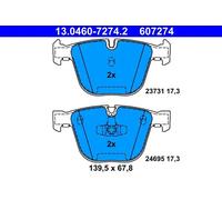 ATE Set pastiglie freno 13.0460-7274.2 posteriore per freni a disco