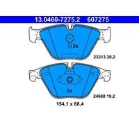 Set di pastiglie freno, freno a disco ATE 13.0460-7275.2