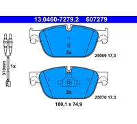 Set di pastiglie freno ATE 13.0460-7279.2, anteriore