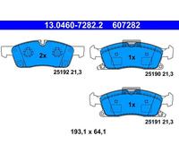 Set di pastiglie freno ATE 13.0460-7282.2, anteriore