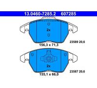 KIT PASTIGLIE FRENO ANT ATE SEAT IBIZA IV SC 1.0 TSI 81KW 15>16 13046072852