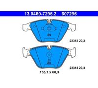 Set di pastiglie freno ATE 13.0460-7296.2, anteriore