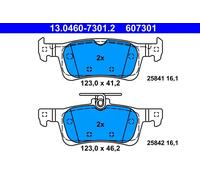Pastiglie freno 13.0460-7301.2 ATE per PEUGEOT 308 II 308 SW II