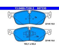 Set di pastiglie freno ATE 13.0460-7330.2, anteriore