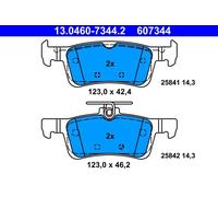Set di pastiglie freno ATE 13.0460-7344.2, posteriore