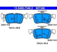 Set di pastiglie freno ATE 13.0460-7346.2, posteriore