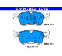 Pastiglie freno 13.0460-7353.2 ATE per OPEL CITROËN PEUGEOT TOYOTA