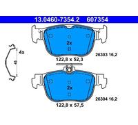 Set di pastiglie freno ATE 13.0460-7354.2, posteriore