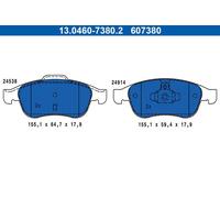 ATE Kit pastiglie freno, Freno a disco 13.0460-7380.2