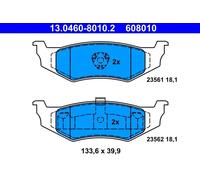 Pastiglie freno 13.0460-8010.2 ATE per CHRYSLER VOYAGER / GRAND VOYAGER III 300M