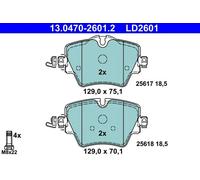 ATE Kit pastiglie freno, Freno a disco per BMW TOYOTA 13.0470-2601.2