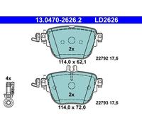 ATE 13.0470-2626.2 Kit pastiglie freni