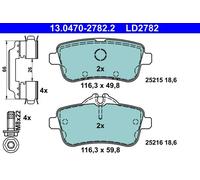 Pastiglie freno 13.0470-2782.2 ATE per MERCEDES-BENZ CLASSE M CLASSE GL GLE GLS